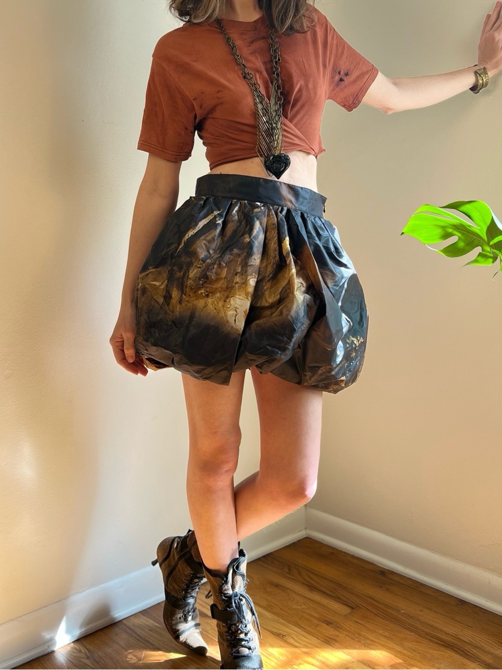 Just Cavalli Runway Archival Balloon Bubble Mini Skirt - Picture 2 of 13
